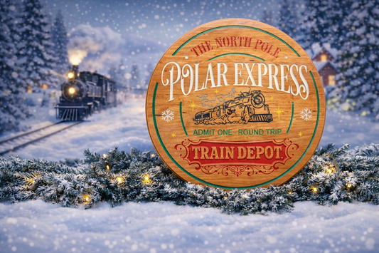Polar Express Decor Sign