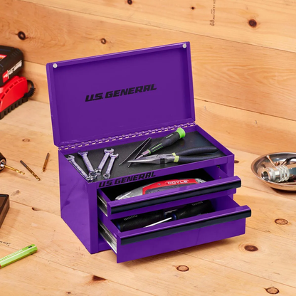 Engraved U.S. General Mini Tool Box – “Garage Grit” Limited Edition Series